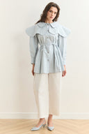 Astana Wide Collar Detail Shirt