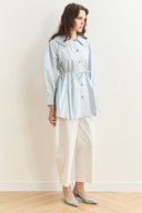 Astana Wide Collar Detail Shirt