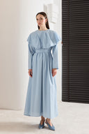 Audrey Wide Neck Lace Dress