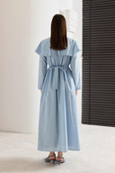 Audrey Wide Neck Lace Dress