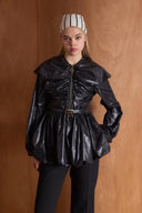 Aurelia Balloon Half-Zip Raincoat