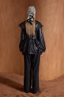 Aurelia Balloon Half-Zip Raincoat