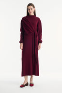 Side-Tie Detail Knit Dress