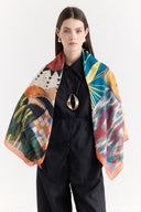 Samora Patterned Shoulder Shawl