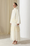 Meli Tiered Chiffon Dress