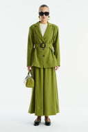 Benetti Button Detail Jacket and Trousers Suit