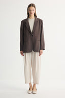 Single-Button Cupra Blazer Jacket