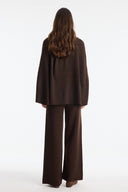 Pella Knit Poncho and Trousers Set