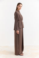 Piped Sash Basic Trouser Set