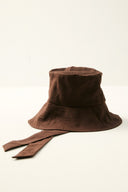 Bucket Hat with Tie Detail
