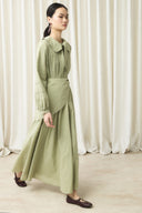 Tie-Neck Detail Voile Set