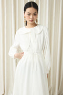 Tie-Neck Detail Voile Set