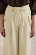 Bağlamalı Keten Pantolon