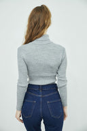 Turtleneck Sweater - Grey