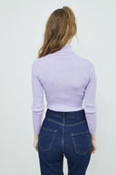 Turtleneck Sweater - Lilac