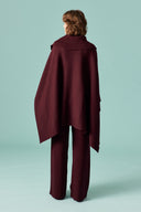 Collar Detail Wide Sleeve Knit Set with Trousers