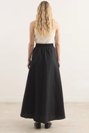 Elastic Waist Gathered Skirt
