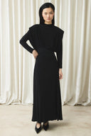 Waist-Pleated Sendy Dress