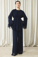 Waist-Detailed Chiffon Set