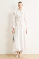 Bella Wide Collar Skirt Set