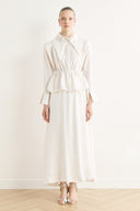 Bella Wide Collar Skirt Set