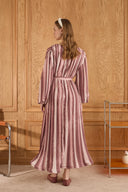 Bernadette Pleated Textured Dress