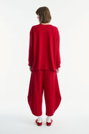 Stitched Detail Carrot-Fit Trouser Set