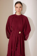 Billie Ruffled Chiffon Dress