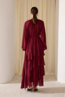 Billie Ruffled Chiffon Dress