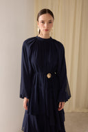 Billie Ruffled Chiffon Dress