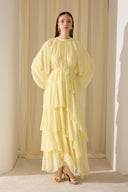 Billie Ruffled Chiffon Dress