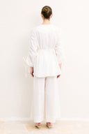 Piping Detailed Poplin Shirt