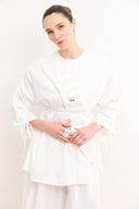Piping Detailed Poplin Shirt