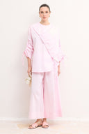 Piping Detail Poplin Shirt