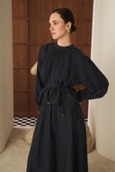 Bloom Vertical Pleated Skirt Set