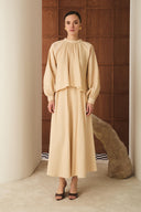 Bloom Thick Pleated Skirt Set