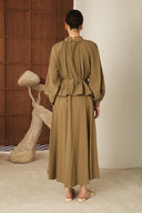 Bloom Vertical Pleated Skirt Set