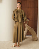 Bloom Vertical Pleated Skirt Set