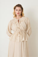 Brendon Tie-Front Skirt Set