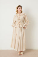 Brendon Tie-Front Skirt Set