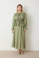 Brendon Tie-Front Skirt Set
