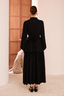 Brit Button-Down Pleated Dress