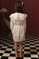 Cotton Dress with Embroidery Detail