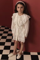 Cotton Dress with Embroidery Detail