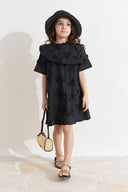 Dress with Broderie Collar Detail