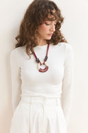 Large Hoop Chain Necklace