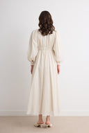 Ruched Botti Cotton Dress