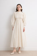 Ruched Botti Cotton Dress