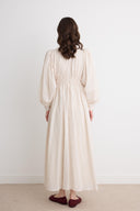 Ruched Botti Cotton Dress