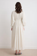 Gathered Botti Cotton Dress
